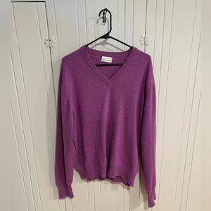 Purple Cashmere Sweater